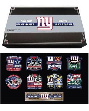 Mojo Licensing New York Giants 2023-24 Game Day Pin Collector Set - Black