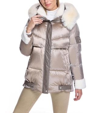 Julia & Stella By Maximilian Puffer Jacket - Multicolor