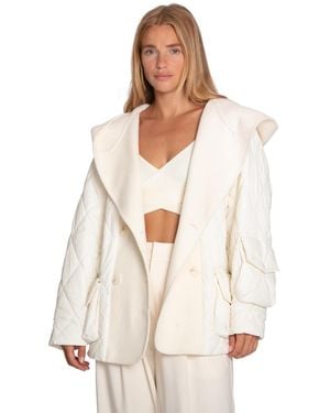 Belle & Bloom Only You Quilted Utility Jacket - White