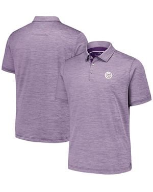 Tommy Bahama Chicago Cubs Sport San Raphael Island Zone Polo Shirt - Purple
