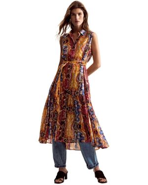 Desigual Style Dress - Brown