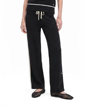 Alpenhaus Berl Pull-on High-rise Wide-leg Pants - Black