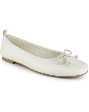 BCBGeneration Emry Ballet Flat - White