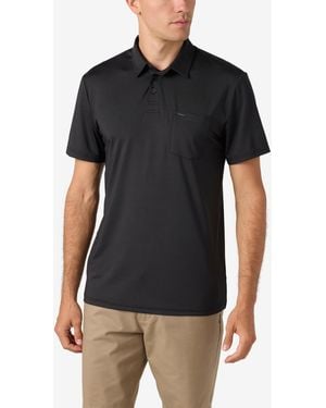 O'neill Sportswear Traveler Upf Short Sleeve Polo Shirt - Black