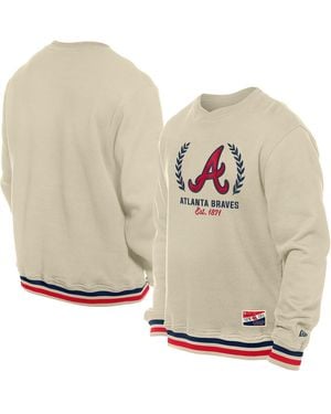KTZ St. Louis Cardinals Throwback Pullover Sweatshirt - Natural