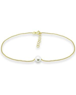 Giani Bernini Aventurine Ankle Bracelet - White