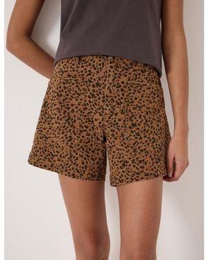 Hush Cordi Cotton Shorts - Brown