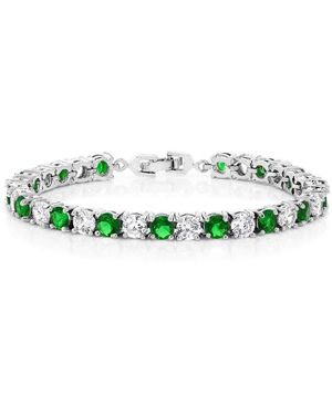 Gnuadz Cz Tennis Bracelet Classic Sparkling Gift - Green