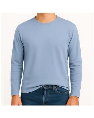 NoNetz Men S Moisture Wicking Long Sleeve Sweater – Made - Blue