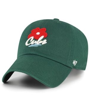 '47 And Chicago Cubs Flora Gallery Clean Up Adjustable Hat - Green
