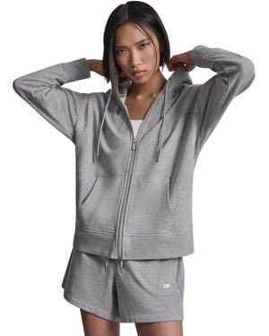 DKNY Regular-fit Full Zip Hoodie - Gray
