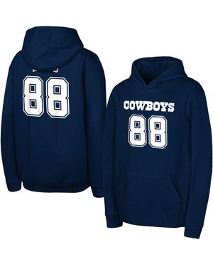 Outerstuff Big Boys And Girls Ceedee Lamb Dallas Cowboys Mainliner Player Name Number Hoodie - Blue