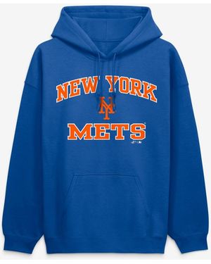 LOGO ATHLETIC New York Mets Heart Soul Hoodie - Blue