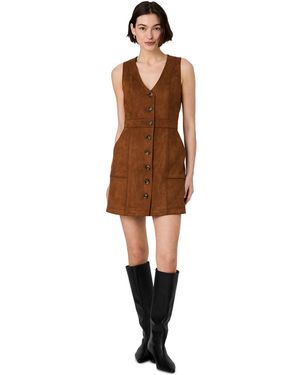 French Connection Laney V-neck Sleeveless Mini Dress - Brown