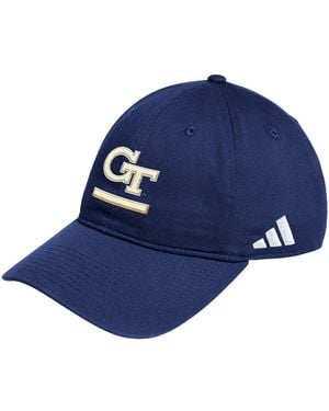 adidas Georgia Tech Yellow Jackets Locker Room Adjustable Slouch Hat - Blue