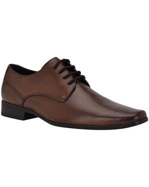 Calvin Klein Jack Lace Up Dress Oxford in Brown for Men | Lyst