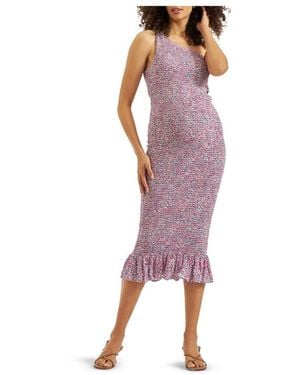 Ripe Maternity Maternity Ripe Skipper One Shoulder Dress - Purple