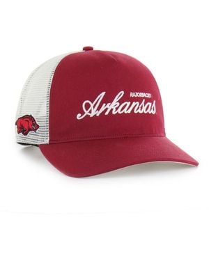 '47 And Arkansas Razorbacks Contemporary Basics Foundation Trucker Hitch Adjustable Hat - Red