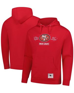 Mitchell & Ness San Francisco 49ers Nfl X Bud Light Vintage Pullover Hoodie - Red