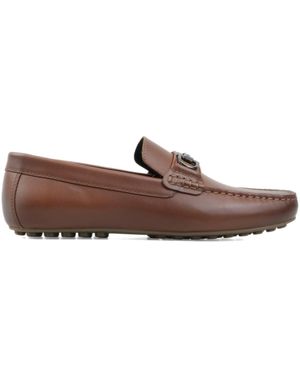 Alfani Callumm Leather Slip-on Saddle Loafers in Purple for  display picture 2