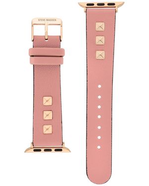 Steve Madden★スタッズとピンクレザーの甘辛Apple Watchベルト Steve Madden☆スタッズとピンクレザーの甘辛Apple Watchベルト