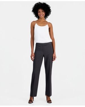 Anne Klein Bi-stretch Modern Dress Pants - Black