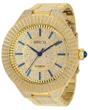 INVICTA WATCH 34587 Specialty Automatic 3 Hand Pave Dial Watch - Metallic
