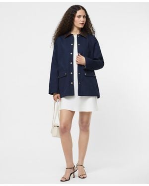 French Connection Barn Long Sleeve Jacket - Blue