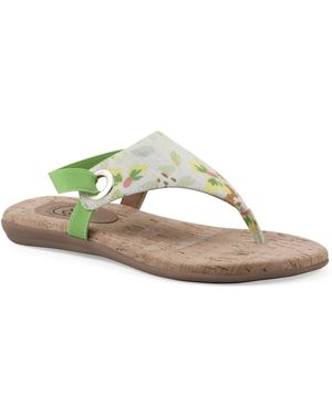 White Mountain Lifeway Slingback Sandals - Green