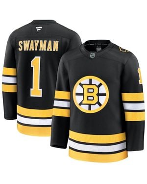 Fanatics Boston Bruins Jeremy Swayman Long-sleeve Jersey - Multicolor