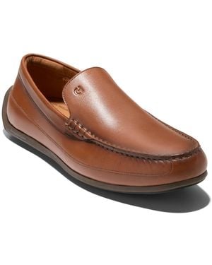 Cole Haan Sullivan Grand Venetian Driving Loafers - Brown