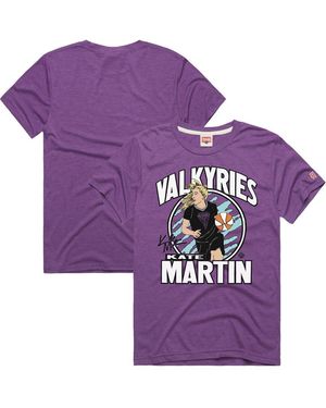 Homage And Kate Martin Golden State Valkyries Signature T-shirt - Purple