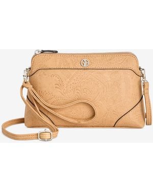 Giani Bernini Crossbody Wristlet - Natural