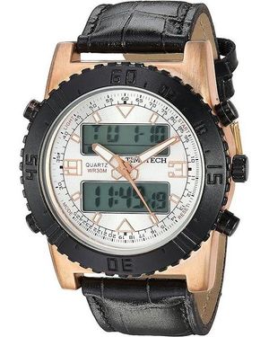 Timetech Analog/digital Multi-function Weekend Sport Watch - Black