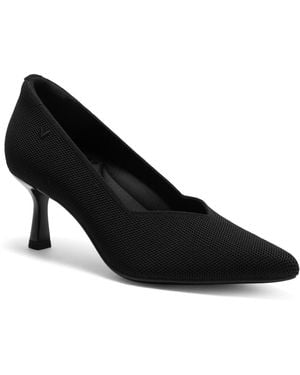 VIVAIA Anna Pointed-toe Mid Heels - Black
