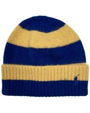 Polo Ralph Lauren Brushed Stripe Beanie - Blue