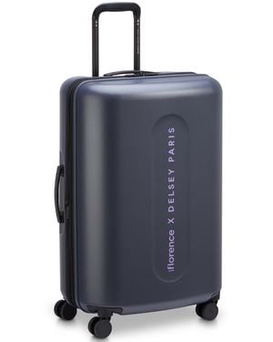 Florence By Mills X Delsey Paris Catch Flights Expandable Medium Spinner Upright - Blue