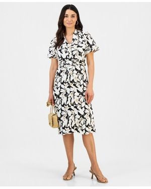 sachin and babi light blue dress Style & Co Petite Dresses