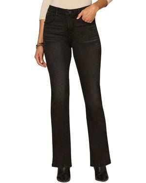 Democracy High-rise Boot-cut Jeans - Black