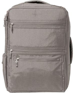 Baggallini Modern Convertible Small Backpack Messenger - Gray
