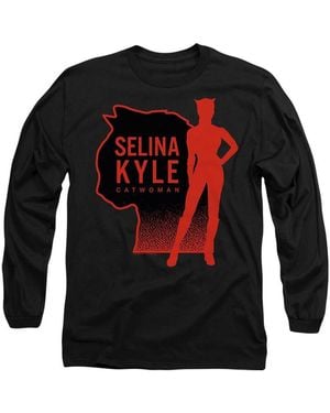 Batman The Selina Kyle Catwoman Long Sleeve Tee / T-shirt - Black