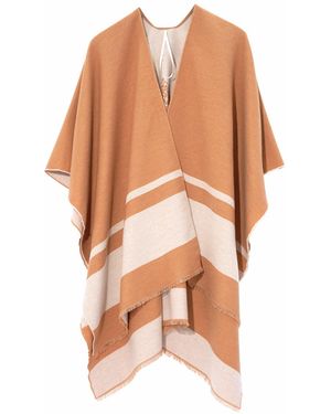 Ralph Lauren Hotel Logo Ruana - Orange