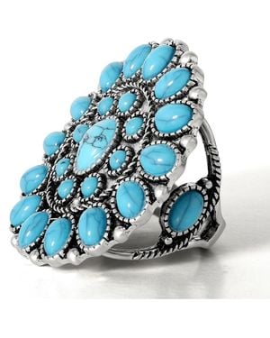 Jessica Simpson Turquoise Stone Ring - Blue