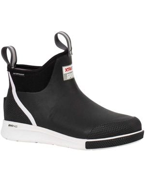 XtraTuf 6 In Ankle Deck Boot Sport - Black