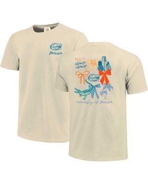 Image One And Florida Gators Comfort Colors Coquette T-shirt - White