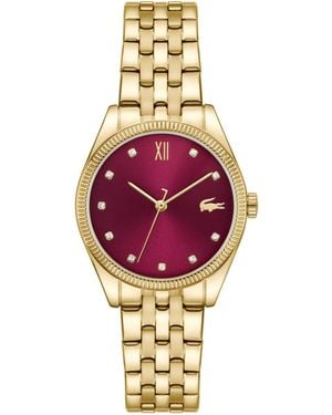 Lacoste Quartz Parisienne Gold-tone Stainless Steel Bracelet Watch 30mm - Metallic