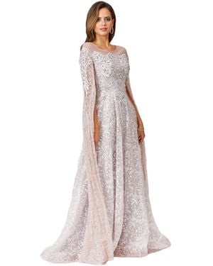 Lara Lace Gown - Purple