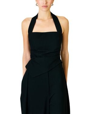 Line & Dot Cosette Halter Neck Sleeveless Top - Black