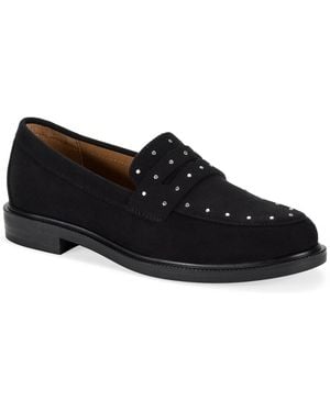 Style & Co. Ammber Round Toe Block Heel Loafers - Black