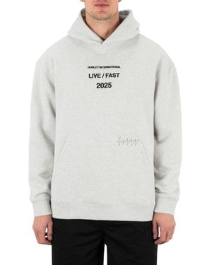 Hurley Live Fast Pullover Hoodie - Gray